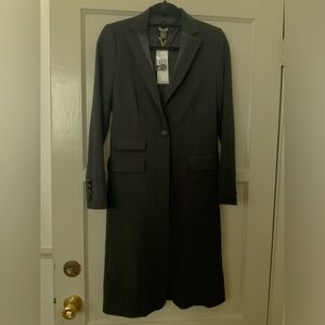 DKNY Black Trench Blazer